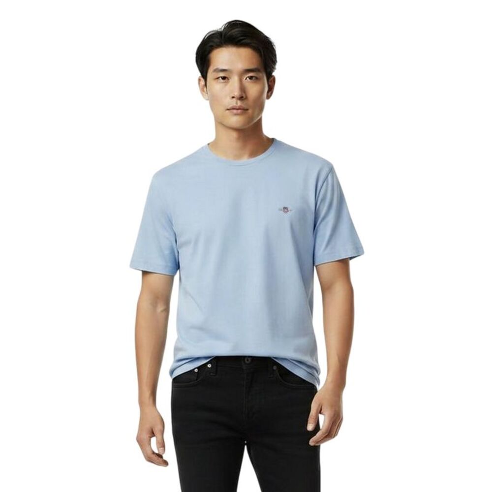 Gant Mens Fit Shield T-Shirt / Fresh Blue